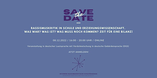 Rassismuskritik in Schule & Erziehungswissenschaft