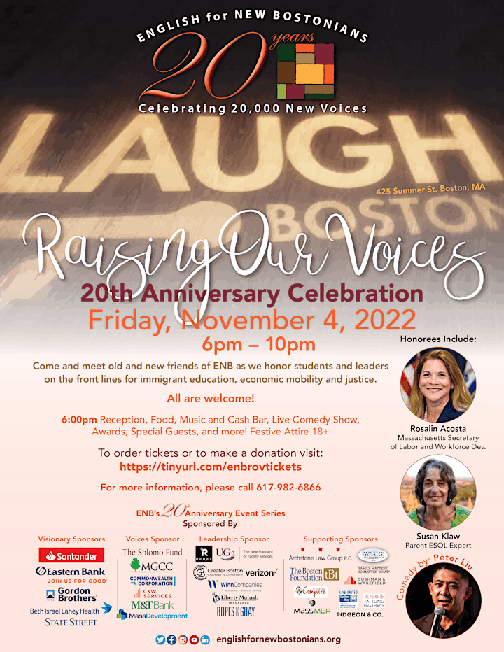 Raising Our Voices 20th Anniversary Celebration! image