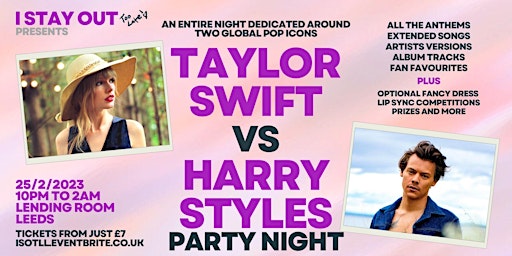 Taylor Swift vs Harry Styles Club Night  - Leeds