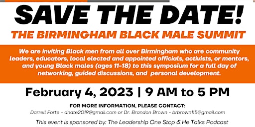The Birmingham Black Male Summit (State of The Black Male Summit)