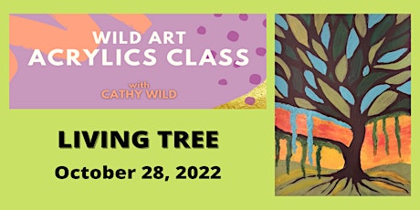 Acrylics Art Class Online - "Living Tree"