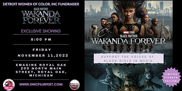Exclusive Wakanda Forever Fundraiser to Support Black Girls