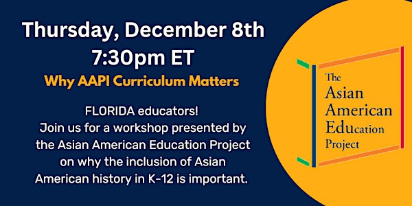 Why AAPI Curriculum Matters