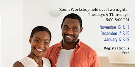 SECDC ZOOM HOMEBUYER WORKSHOP December 13th & 15th, 2022 -  5pm-8pm