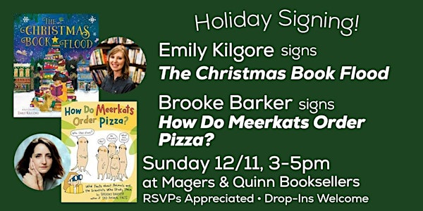 Emily Kilgore and Brooke Barker Holiday Signing