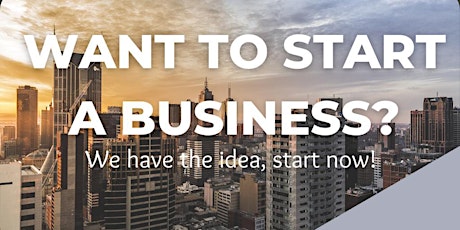 Want To Start A Business? We have the idea, start now !
