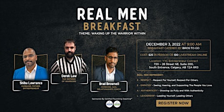 R.E.A.L. Men Breakfast - Wake Up The Warrior Within