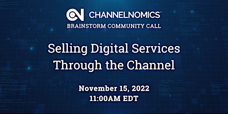 Selling Digital Services Through the Channel primary image