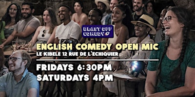 English Stand Up Comedy - Weekly Saturday Open Mic - Blast Off Comedy