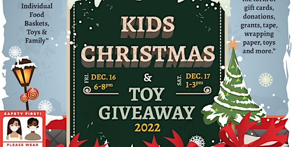 Kids Christmas Party & Toy Giveaway