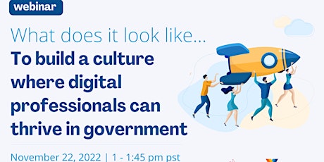 Building a culture where digital professionals can thrive in government primary image