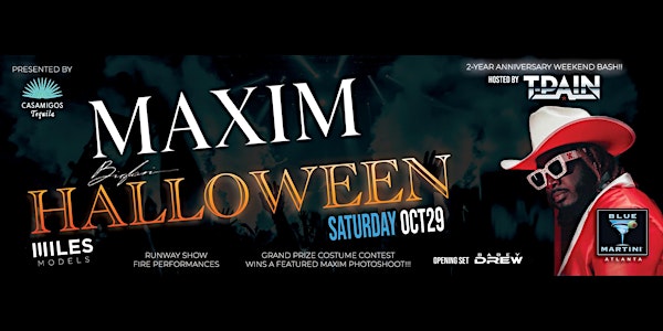 Blue Martini Atlanta Maxim Halloween Bash hosted by T-Pain!
