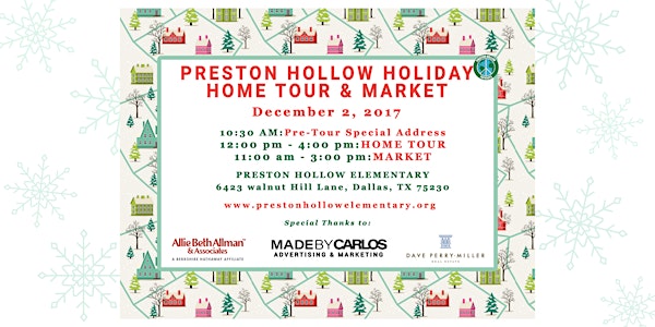 Preston Hollow Elementary Holiday Home Tour and Market
