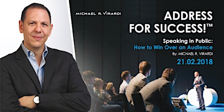 ADDRESS FOR SUCCESS™ Speaking in Public: How to Win Over an Audience! primary image