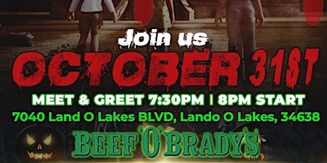 HALLOWEEN BUSINESS NETWORKING EVENT AT BEEF O' BRADYS IN LAND O LAKES primary image