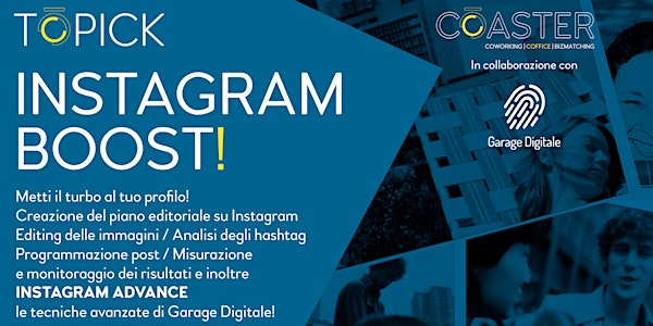 INSTAGRAM BOOST - Ottimizza la visibilità su Instagram e dai un BOOST al tuo profilo!