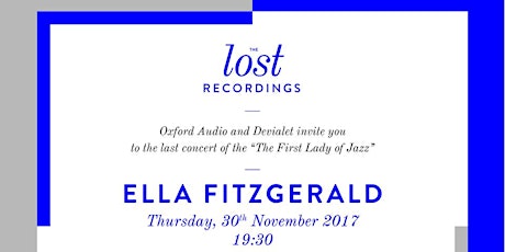 The Lost Recordings - Exclusive Music Event at The Sheldonian Theatre - Ultimate Analogue Medium primary image