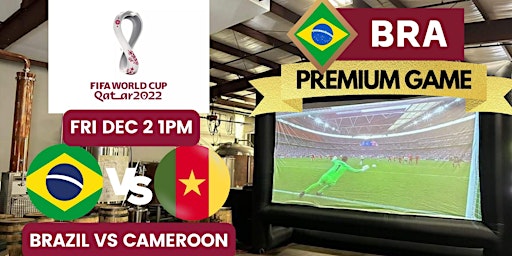 2022 World Cup Big Screen Watch Party - BRAZIL VS CAMEROON **PREMIUM GAME**