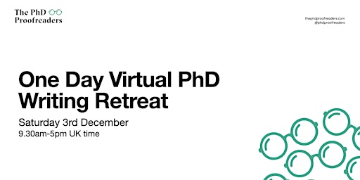 One Day Virtual PhD Writing Retreat - December 2022
