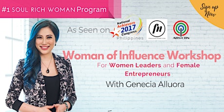 Woman of Influence® Workshop Philippines primary image
