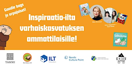 Image principale de Inspiraatio-ilta varhaiskasvattajille!