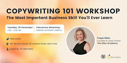 Copywriting 101: The Most Important Business Skill You'll Ever Learn