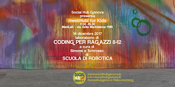 CODING PER RAGAZZI 8-12 con SCUOLA DI ROBOTICA