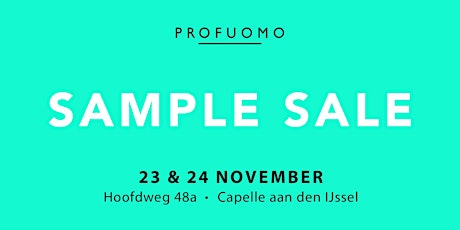 Hauptbild für PROFUOMO Winter Sample Sale 2022