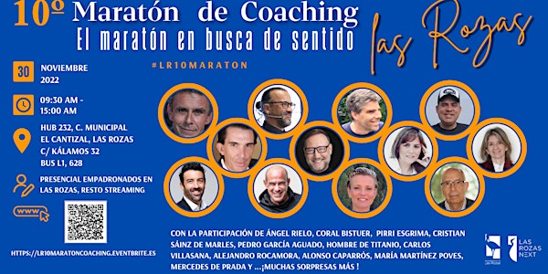10º Maratón de Coaching de Las Rozas ONLINE "En busca de sentido"