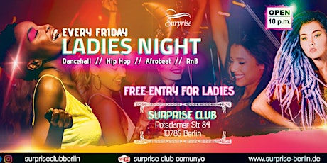 Every Friday - "Ladies Night" in Surprise Club Berlin