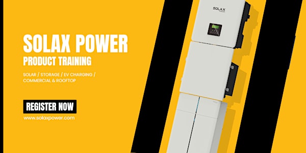 SolaX Power UK Product Training