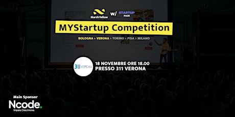 Imagem principal do evento MYStartup Competition - Tappa 3 VERONA