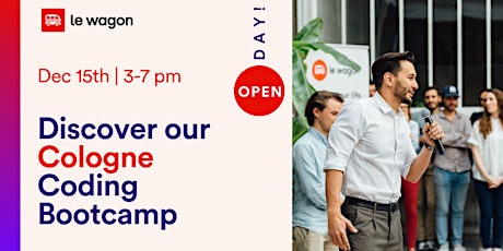 OPEN DAY : Discover our Coding Bootcamp in COLOGNE