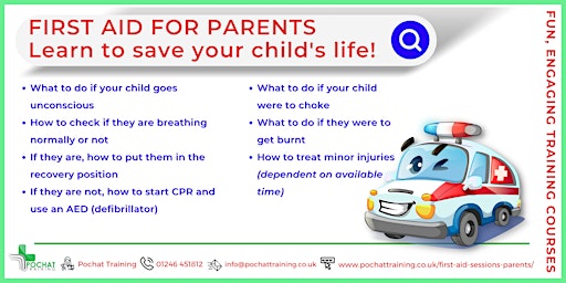 Imagem principal do evento First Aid For Parents