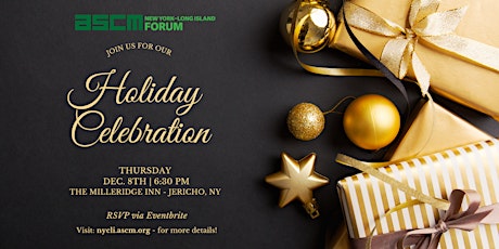 ASCM NYC LI Holiday Dinner with Networking