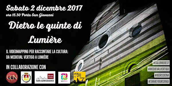 Dietro le quinte di San Gimignano Lumière