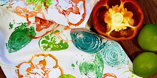 Block Printing Vegetables with Mallory