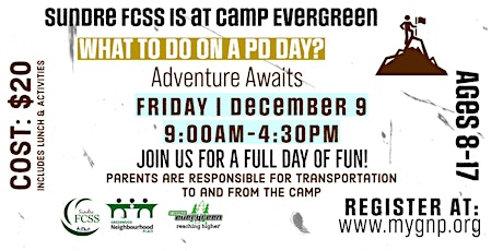 Camp Evergreen PD Day Camp