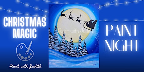 Paint Night in Rockland | Christmas Magic #2 FUNDRAISER at G.A.B.'s