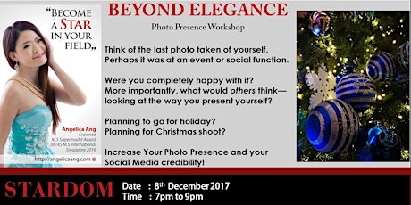 BEYOND ELEGANCE Photo Presence Workshop  primary image