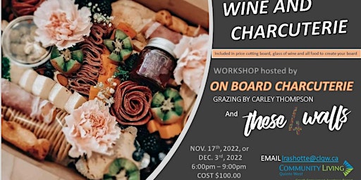 Wine and Charcuterie Workshop with 'On Board'