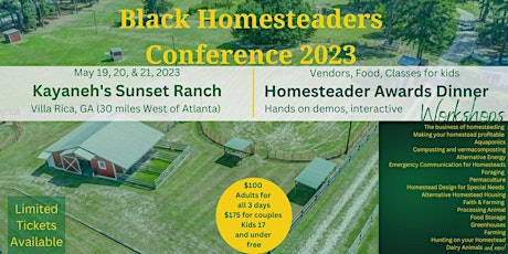 Black Homesteaders & Off-Grid Living Conference