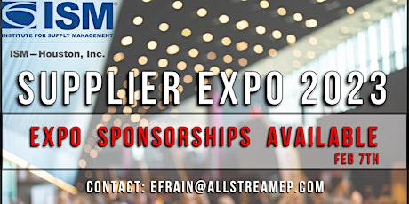 2023 ISM-Houston Supplier Expo