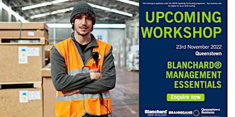 Blanchard® Management Essentials – 23rd November 2022 (Queenstown) primary image