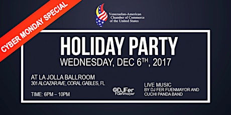 CYBER MONDAY: Holiday Party primary image
