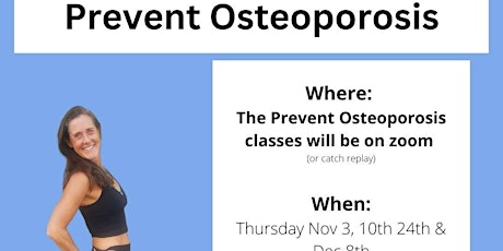 Prevent Osteoporosis Classes primary image