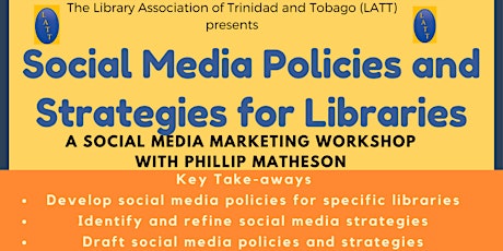 Social Media Policies and Strategies for Libraries primary image