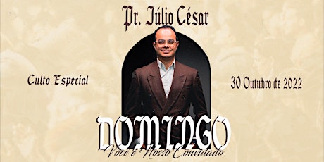 Imagem principal do evento Culto Presencial Manhã - 9:30H Pr. Júlio Cesar