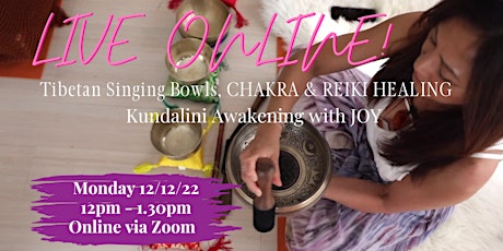LIVE ONLINE  Kundalini Awakening with Joy