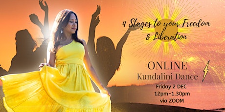 ONLINE Kundalini Dance  - 4 Stages to your Freedom & Liberation